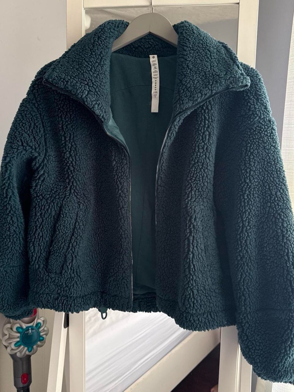 lululemon athletica Plush Sherpa Zip Jacket in Deep Teal